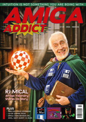 Amiga Addict Issue 42 cover - RJ Mical interview
