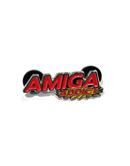 Amiga Addict metal pin badge