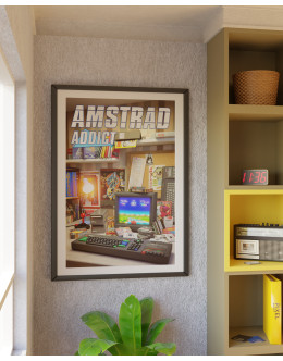 Amstrad CPC Wall Poster Art Print - Amstrad Addict - A2 Size Amstrad CPC Wall Poster Art Print - Amstrad Addict - A2 Size