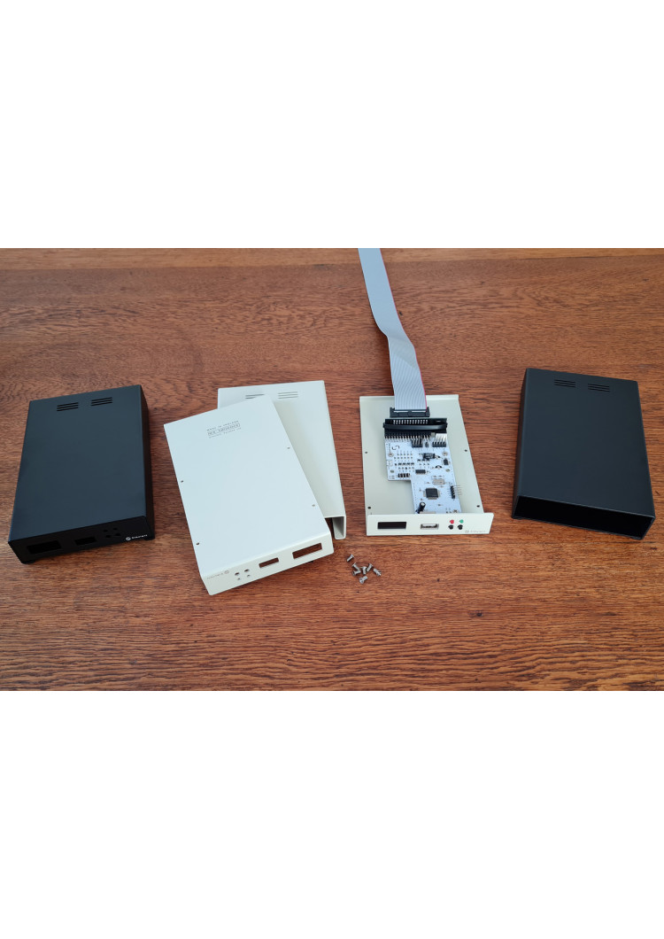 SIMFDD35 Kit - External Floppy Disk Drive Enclosure (Metal Case for Gotek, OpenFlops PCB or original 3.5" Floppy Drive) SIMFDD35 Kit - External Floppy Disk Drive Enclosure (Metal Case for Gotek, OpenFlops PCB or original 3.5" Floppy Drive)